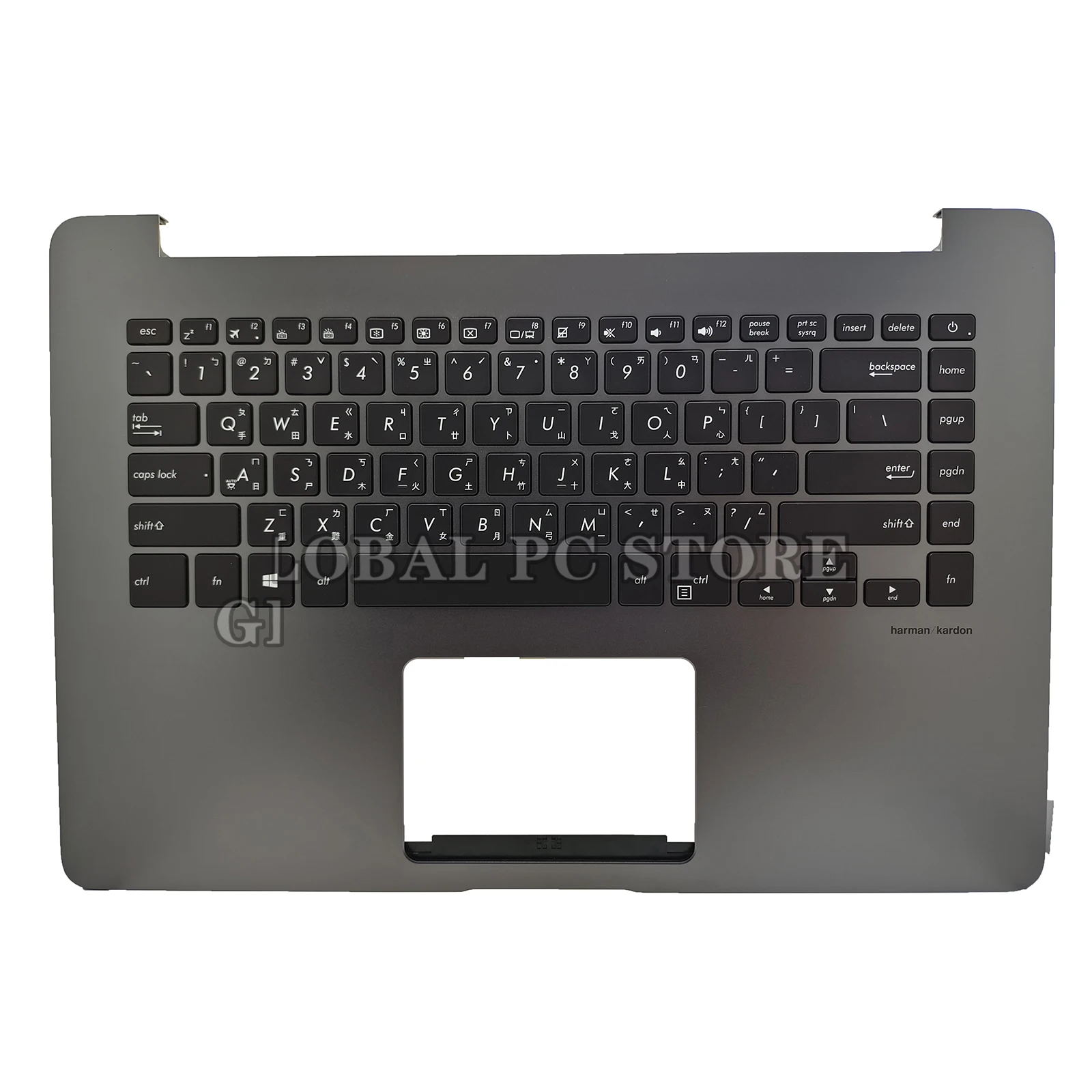 

KEFU UX530 For ASUS Laptop Keyboard UX530UA UX530U UX530UX UX530UQ U5100UQ Keyboard Palmrest C Shell Assembly