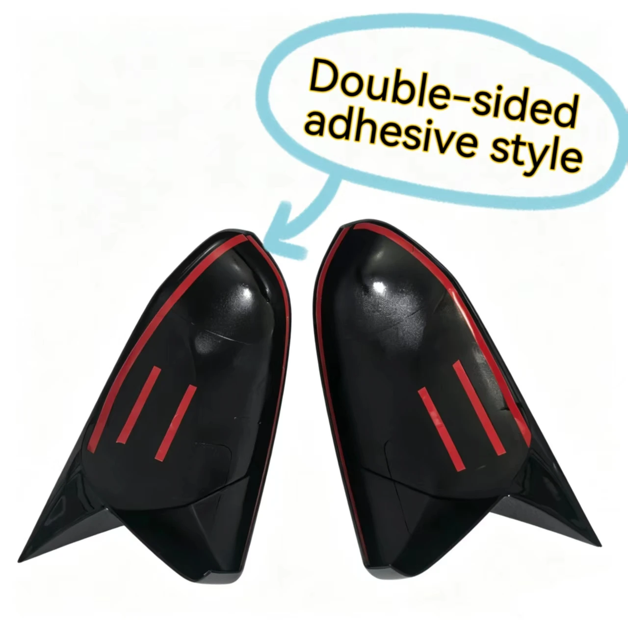 For Honda CIVIC 2012 2013 2014 2015 Car Rearview Side Mirror Cover Wing Cap Exterior Door Housing Shell Trim Frame Sticker view 6