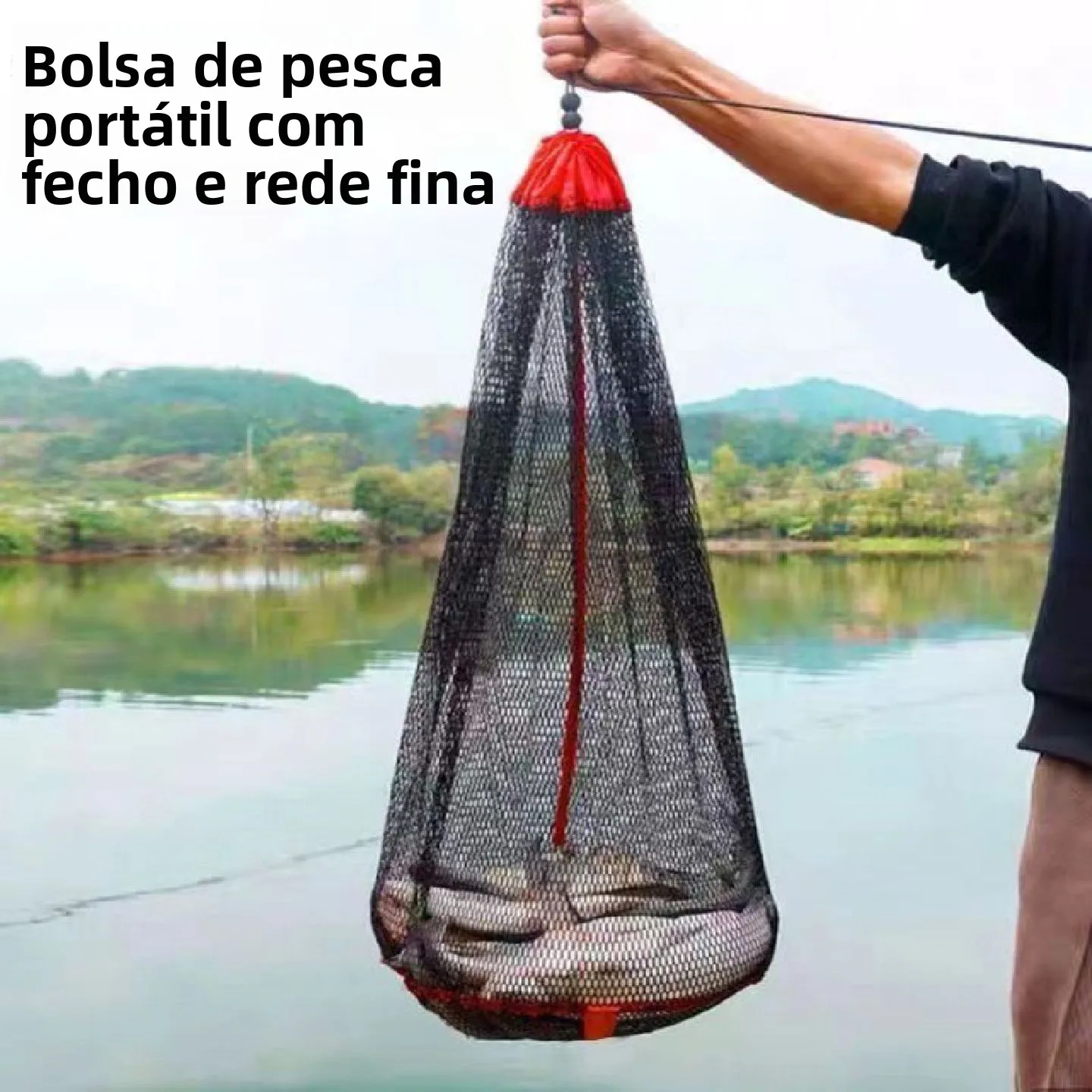 saco-de-rede-portatil-dobravel-reforcado-para-pesca-em-rios-e-cacapas-protetor-de-peixes-pequenos-equipamento-para-pesca-no