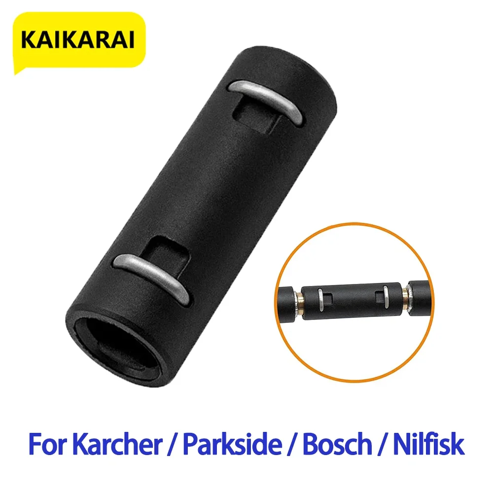 Adaptador de conexión de tubo de extensión para Karcher Bosch Nilfisk Parkside, arandela de presión con adaptador de manguera de conexión rápida
