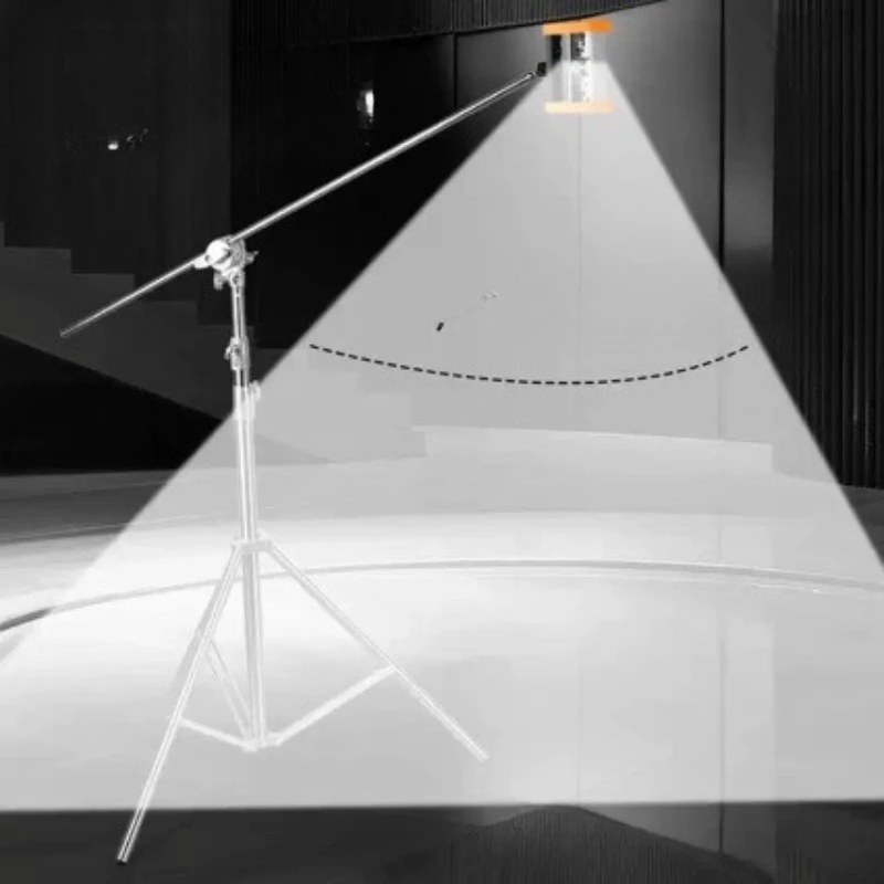 Adjustable triangular bracket for wall grinding and leveling lamp, adjustable shrinkable bracket for lamp matching
