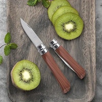 Portable Pocket Folding Knife Stainless Steel Blade Plastic Handle Outdoor Survival Fishing Fruit Cutting Tool