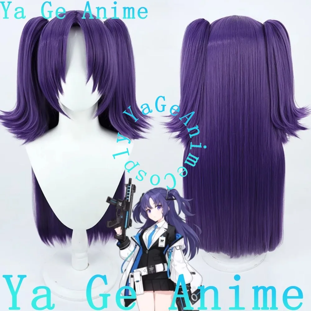 Blauw Archief Millennium Science School Science Girl Hayase Yuka Cosplay Pruik Halloween Party Synthetisch Hittebestendig Haar