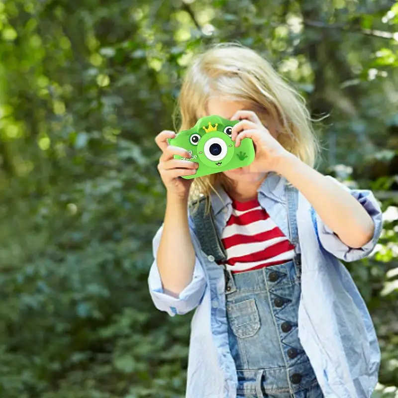 Petit appareil photo numérique à selfie pour enfants, jouet mignon pour prendre des photos, enregistrer des vidéos, 1080P