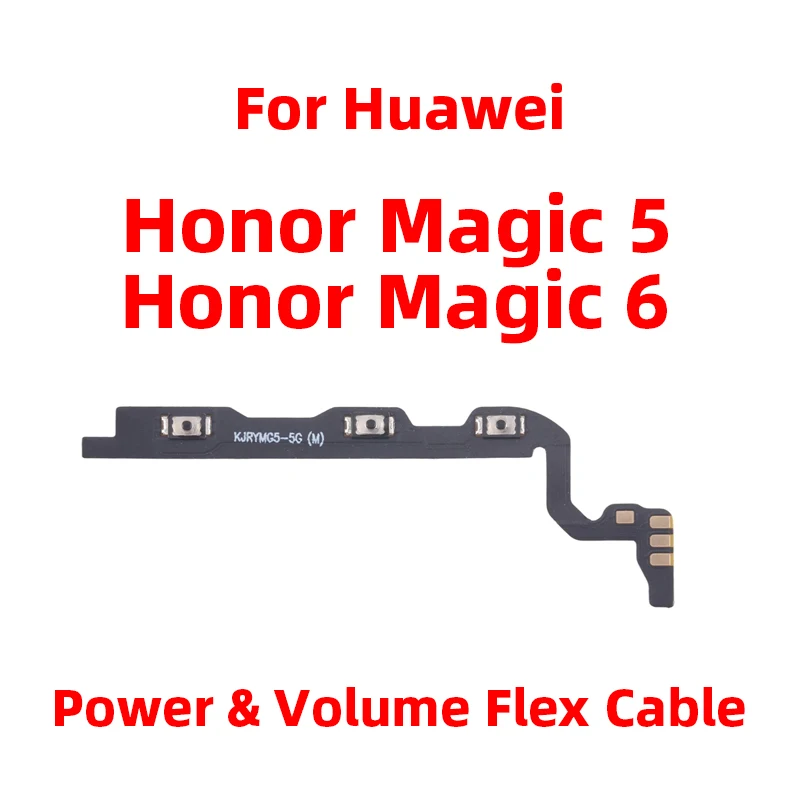 For Huawei Honor Magic 6 Power ON OFF Volume Camera Key Button Switch Flex Cable Replacement