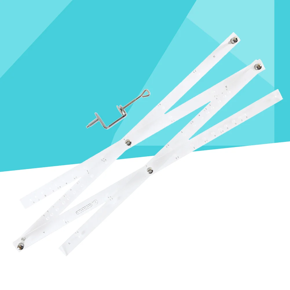 Scale Ruler Professional Drawing Tool Clear Numbers Precise Markings Blueprint Use School Office Supply