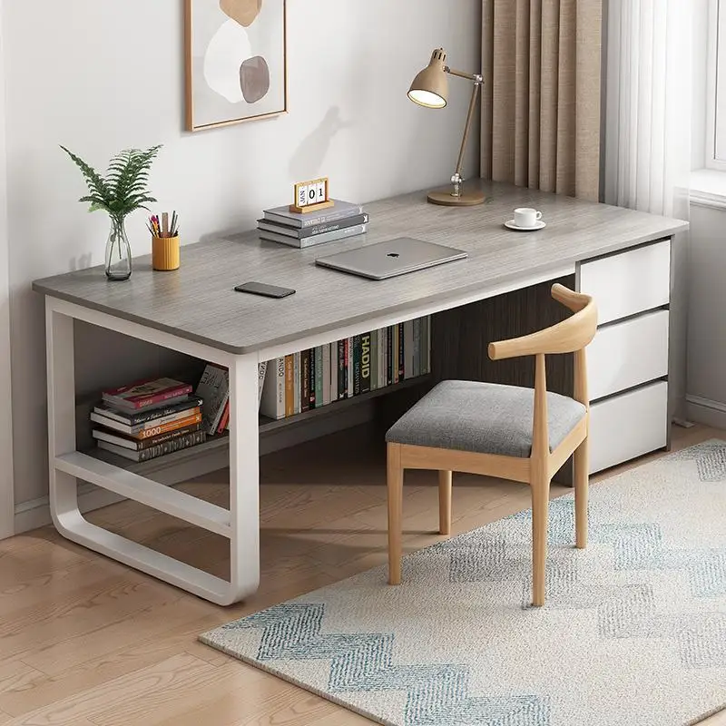 Bureau d'ordinateur minimaliste moderne avec chaise MELDesk, table d'étude pour étudiants, chambre à coucher