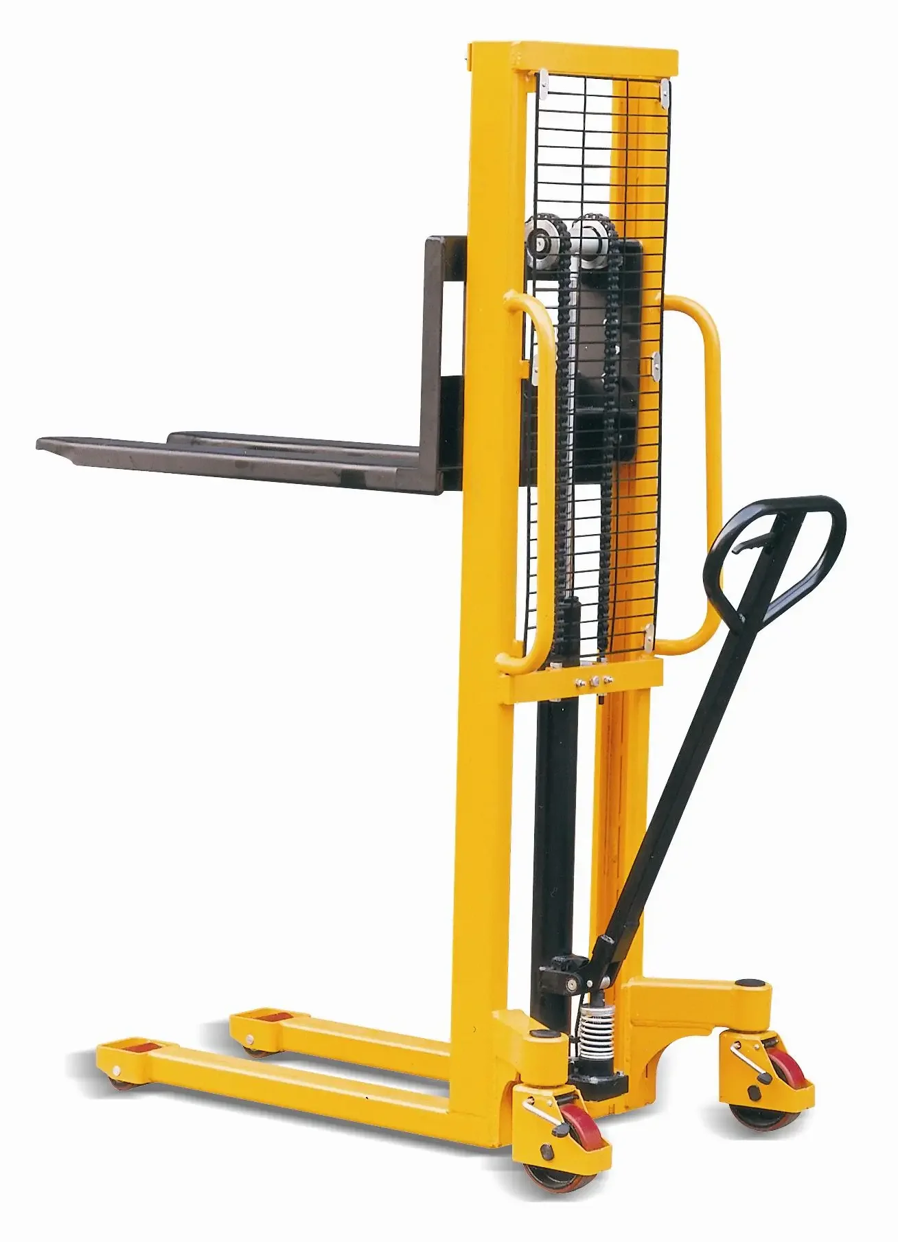 Walkie Stacker Manual Stackers Mini Lift Hidrolik Hand Pallet Hand Forklift Manual Stacker