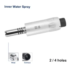 Dental 1:1 Ratio Inner Internal Water Air Motor E-type Low Speed Handpiece 2 and 4 Holes