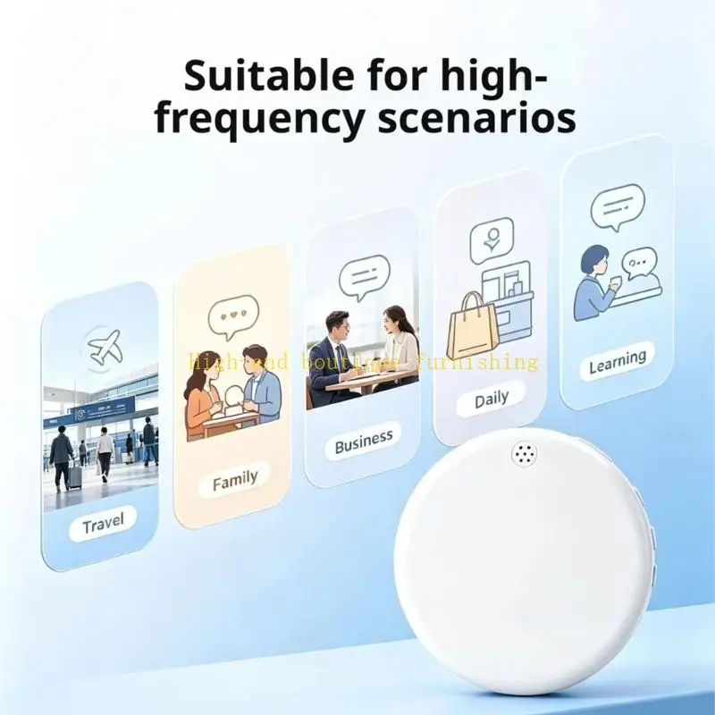 L9NB Voice Translator Device with Wireless Phone Link for Travel Use