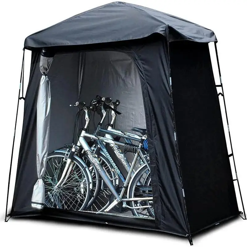 

Bike Shed Tent Outdoor Storage Tent Waterproof Motorcycle Shelter with Floor Bike Cover Mountain Bikes Storage