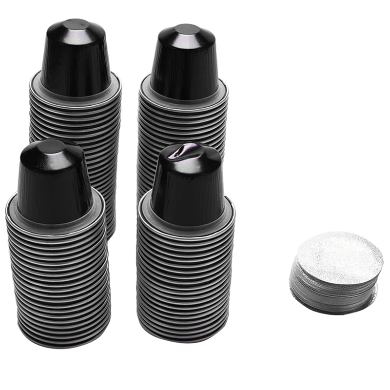 

500 Sets Refillable Coffee Capsule Cup Disposable Nespresso Pod For Nescafe Automatic Coffee Machine