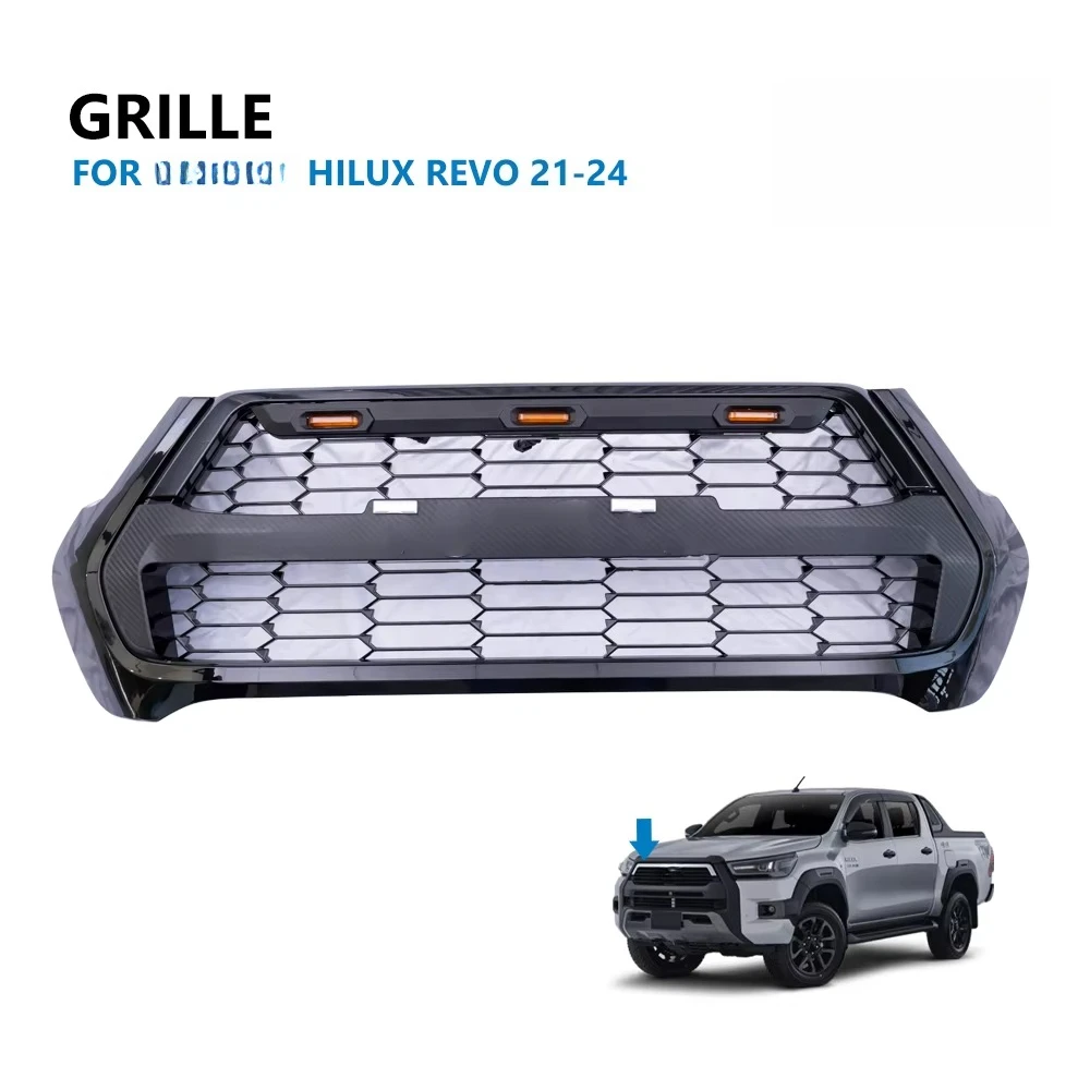 Modern Style Automotive Parts Front Bumper Grille for Hilux REVO 2021-2024
