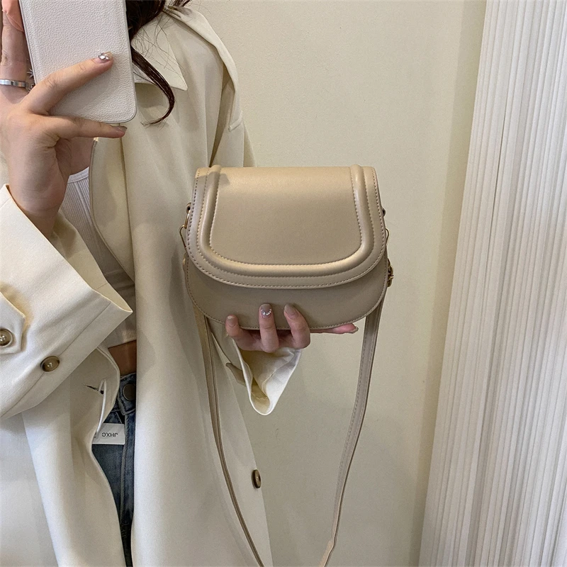 Simple All Amtch Ins Mini Handbags Women Elegant Y2k Aesthetic Sweet Crossbody Bags Vintage Fashion Casual Shoulder  Female