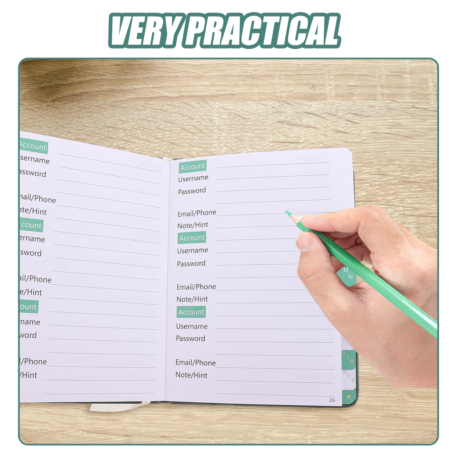  Address Book Phone Numbers Books Mini Organizer Home Office for Telephone Index Page