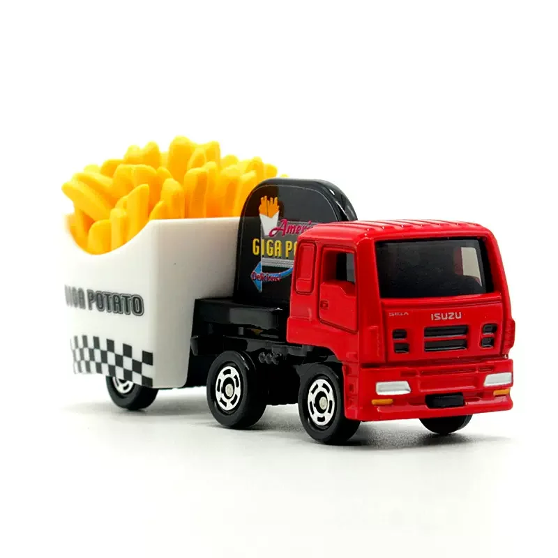 TAKARA TOMY Tomica Scale 1/64 NO.55 ISUZU GIGA FRIED POTATO Car Mini Diecast Alloy Model Car Toy Metal Gifts for Children Boys