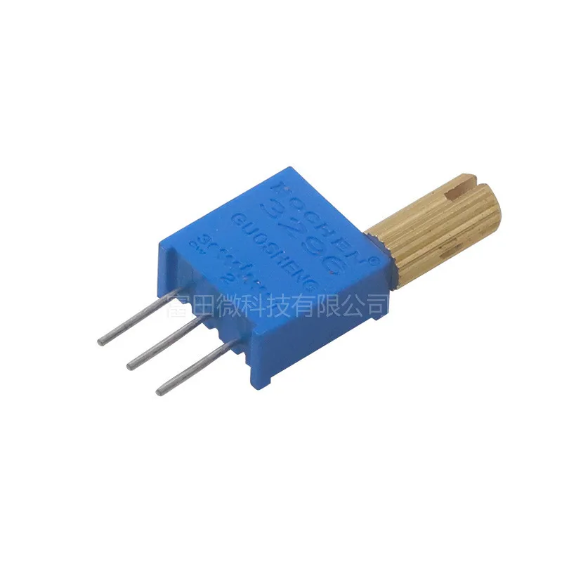 5 ชิ้น 3296 วัตต์ Multi - Turn ปรับ Potentiometer 1K2K5K10K20K50K100K200K500K1M เพลาโลหะยาว