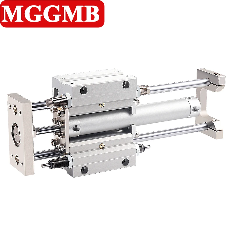 Three-axis Adjustable Stroke With Double Guide Post Guide Pneumatic Cylinder MGGMB20/25/32/40-100-150