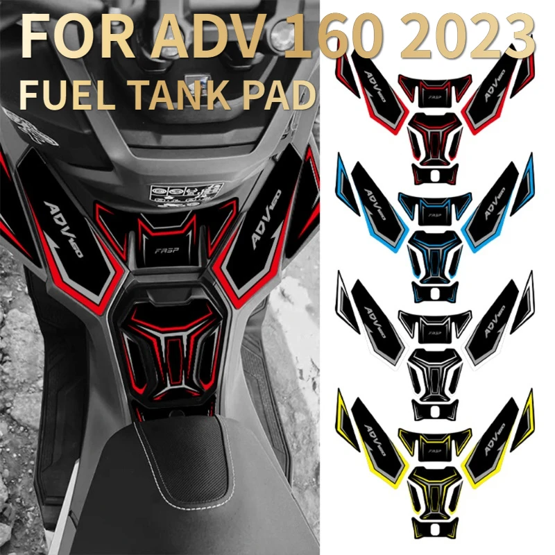 

Motorcycle Anti Slip Fuel Tank Pad Side Knee Grip Decal Protector Stickers Waterproof For Honda ADV160 ADV 160 2023 Accessories