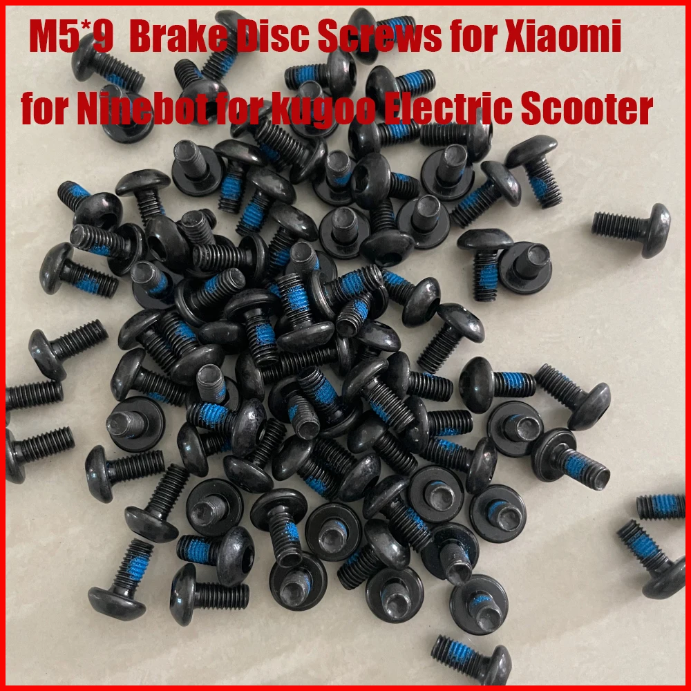 

12pcs M5*9 Brake Disc Metal Screws For Xiaomi M365 1S Pro for Kugoo for Ninebot ES1/2/3 G30/D Electric Scooter Replacement Part