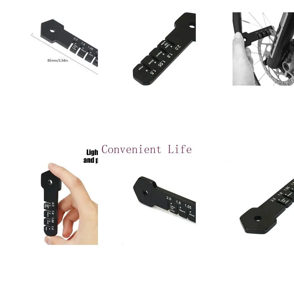 

L1EE 2.0 1.8 1.55 1.5 Cycling Maintenance Essential Brake Rotor Wear Measurement Tool