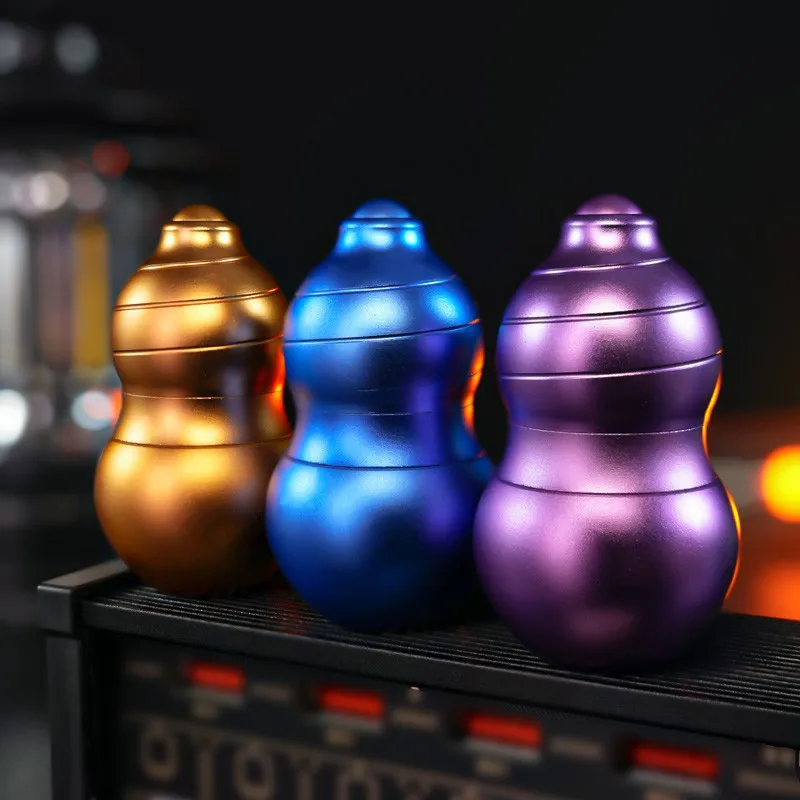 

Gourd EDC механический пресс магнитный абзац трещотка вращающийся магнитный левитация гироскоп на кончике пальца декомпрессионная игрушка