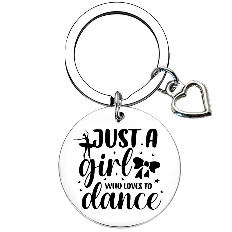 Dance Instructor Keychain Dance Lover Gifts Key Rings Dance Team birthday chrismas gifts