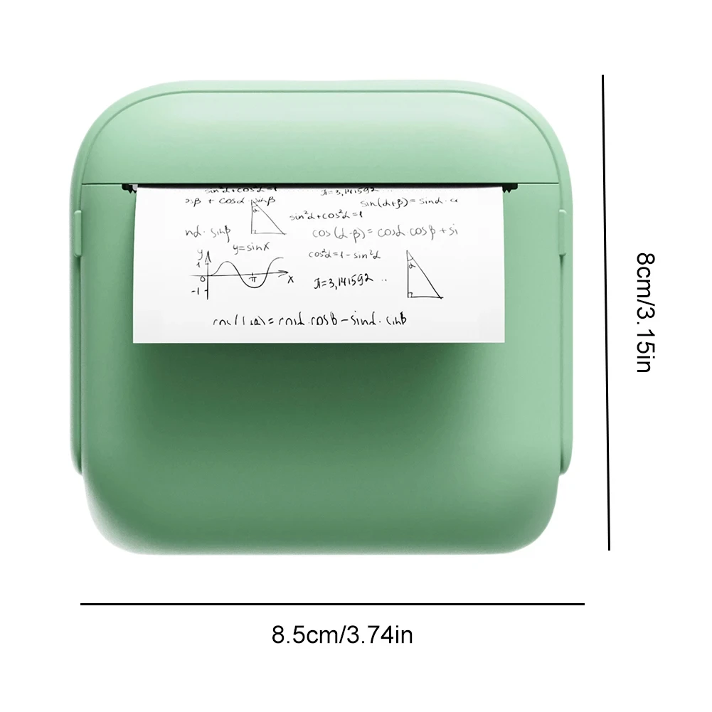 X6 Mini Portable Printer No Ink Bluetooth Thermal Printer For Photo Journal Notes Memo List Tag Sticker Label Printing Maker view 6