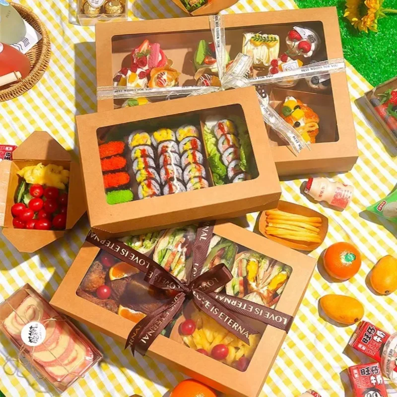 

Custom.[1339 People] Picnic Box Disposable Outdoor Barbecue Cowhide Box Spring Outing Camping Food Grade Internet Cel