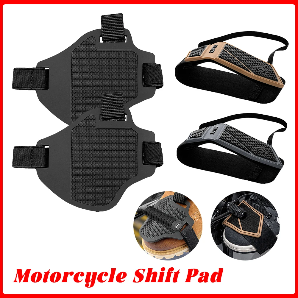 Motorcycle Shift Pad Rubber Motorcycle Shifter Shoe Protector Motorcycle Shifter Pad for Men Women Gear Accessories