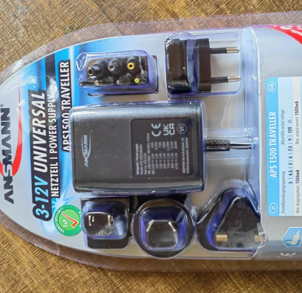 1PCS/LOT APS 1500 Multiple power plugs ANSMANN  APS1500 3V-12V 18W