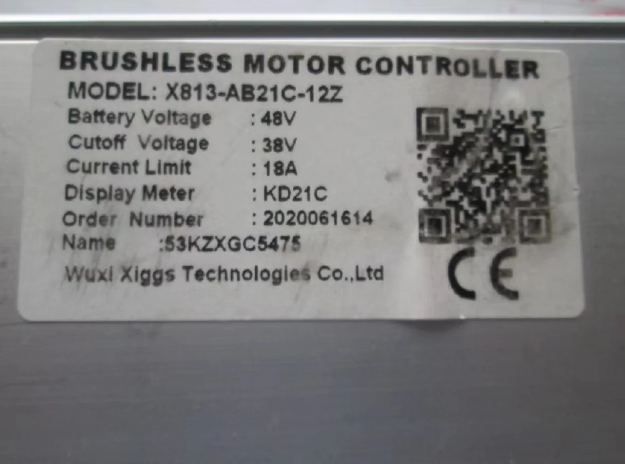 BRUSHLESS MOTOR CONTROLLER X813-AB21C-12 48V 18A KD21C Updated Parts Electric Bicycle Accessories