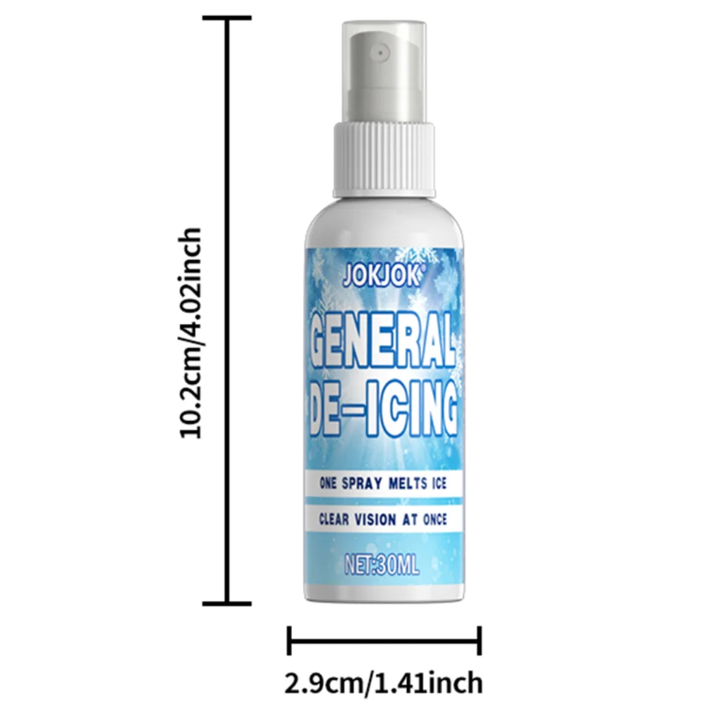 30ML Car De-icer - Car and Window De-icer - Window De-icer, Car Snow Remover, effectively melts ice, snow and frost on winter