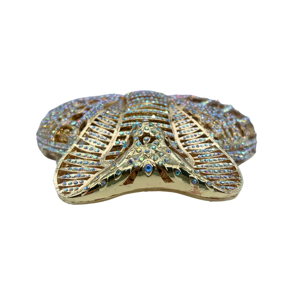 

Hot Selling Luxurious Snake-shaped Full Diamond Sparkling Beaded Crystal Women's Wedding Package Evening Bag