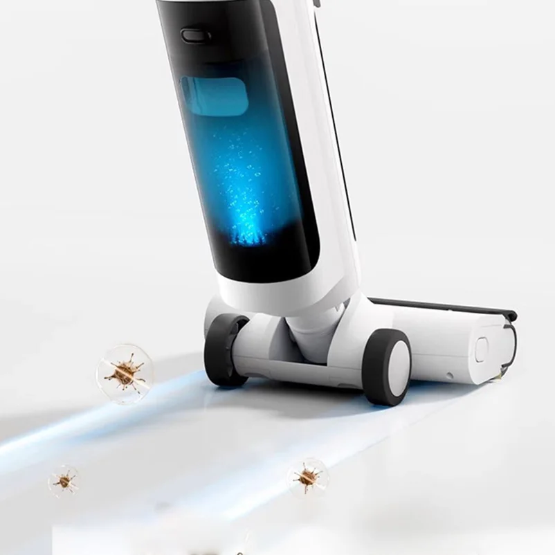 XIAOMI MIJIA Wireless Anti-tangle Floor Washer 4C Wet And Dry Vacuum Cleaner For Home Self Cleaning Crawler Roller Brush Mopping