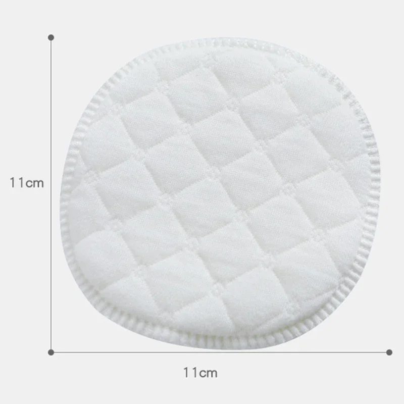 12pc Reusable Nursing Breast Pads Washable Soft Absorbent Baby Breastfeeding Waterproof Breast Pads for Pregnant Women