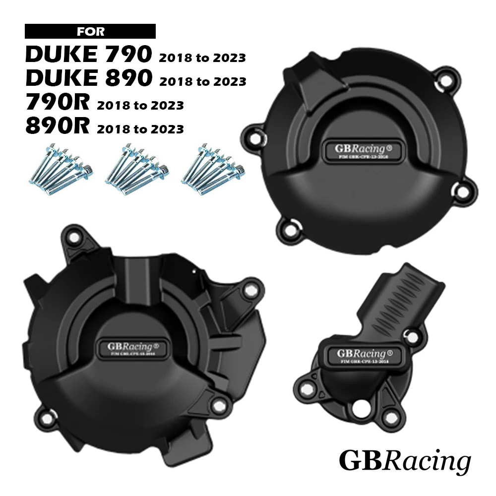 

For 790DUKE 790R 890DUKE 890R 2018-2023 GBRacing Engine Protect Cover For 690 DUKE SMC Motorcycle Clutch Pulse Protection Parts