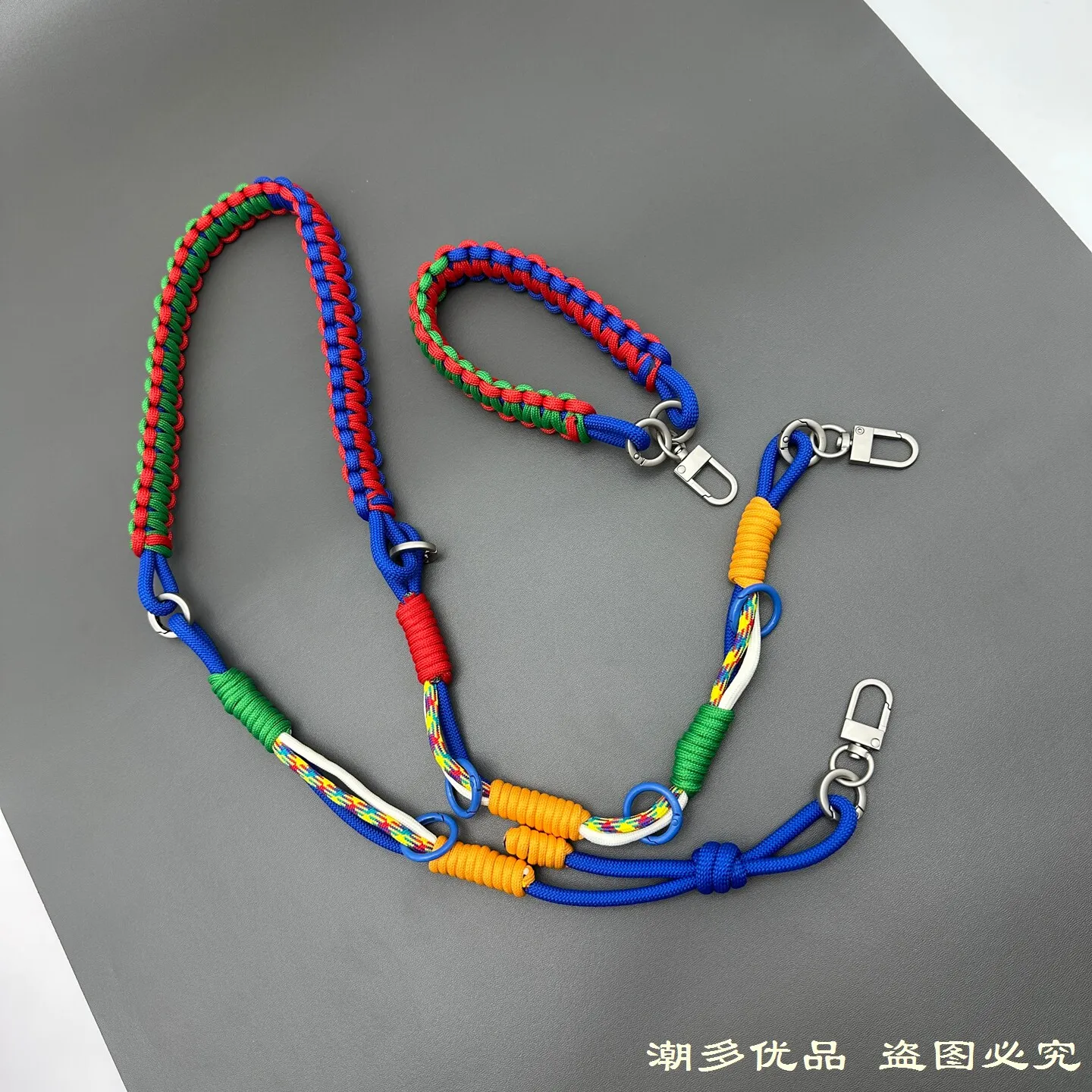 Handmade Phone Accessory Chain Crossbody Multi-Functional Shoulder Strap Travel Anti-Lost Braided Rope Lightweight