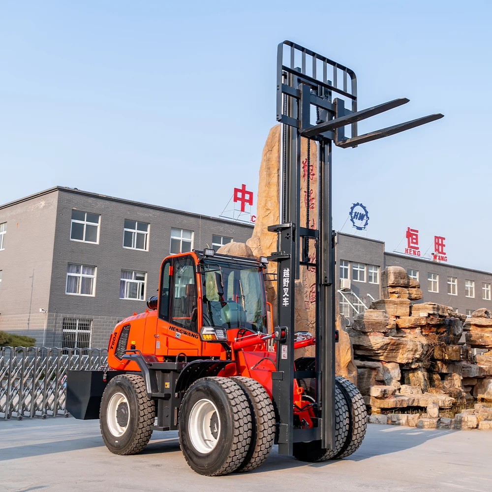 Off-road Forklift All-terrain 3、6-Ton Off-road Wheel Forklift Euro 5 Diesel Engine Handling Engineering Support Customization