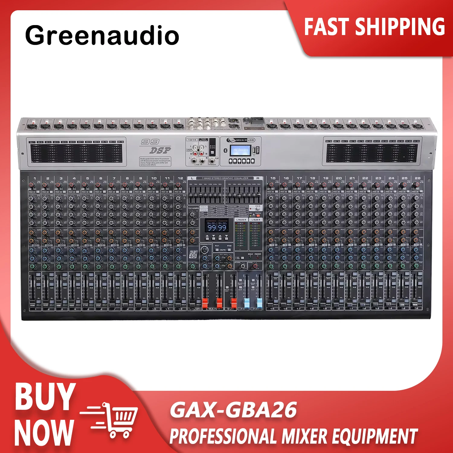 

GAX-GBA26 Professional performance mixer dual effect device LED screen mixer with Factory price