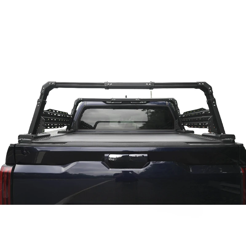 Heavy Duty Universal Anti Roll Bar With Expandable Truck Bed Rack, Pickup Truck Offroad Exterior Modification Accessories