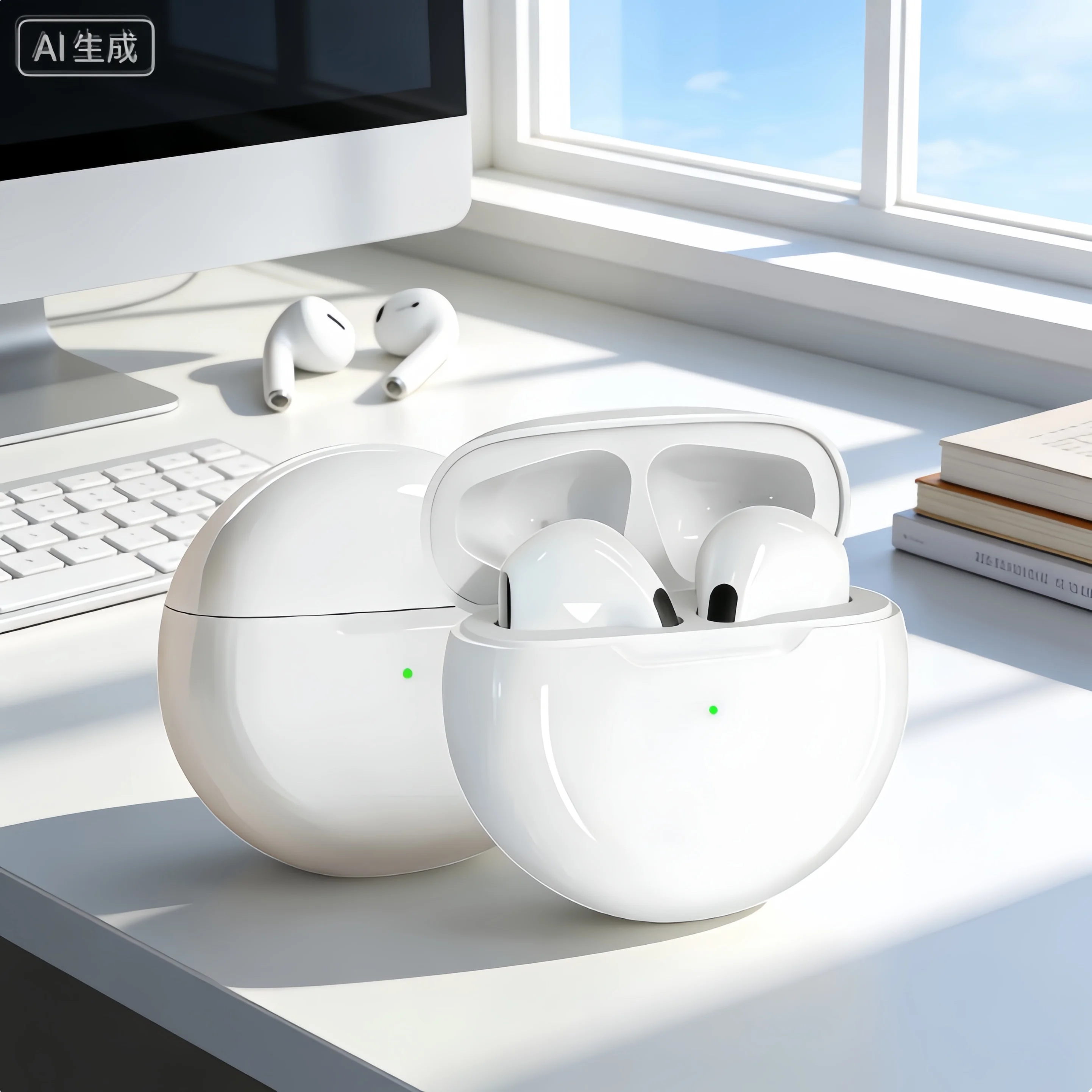 TWS wireless Bluetooth headset is only to bring you palace-class sound quality and the ultimate comfort of all-weather wear.
