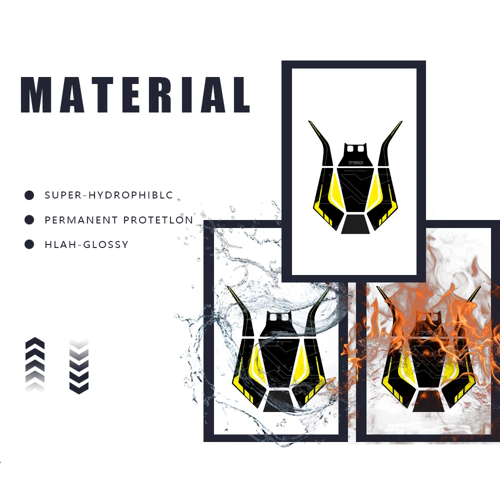 Protection d'autocollant époxy 3D pour X-ADV 750 2026 XADV 750 2025, accessoires, Kit de décalcomanies pour zone d'allumage