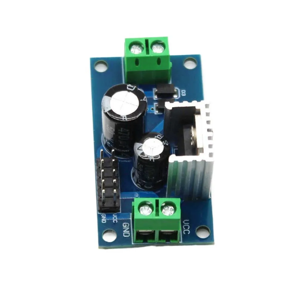 L7809 LM7809 9V Output Three Terminal Voltage Regulator Power Supply Board with Overheat and Overcurrent Protection