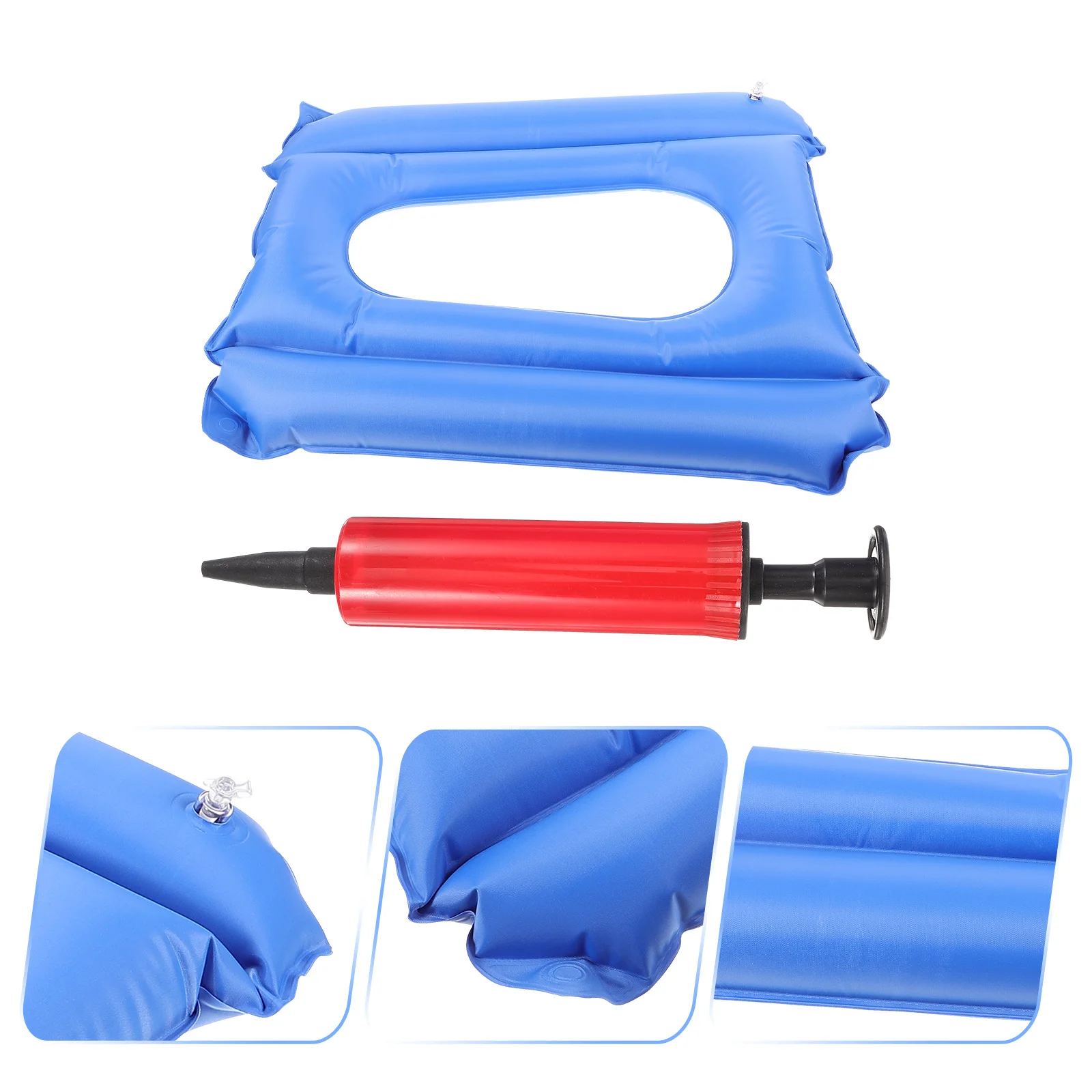 

Inflatable Seat Cushion Lightweight Portable For Travel Camping Hiking Stadium Airplane Kayak Outdoor Seating