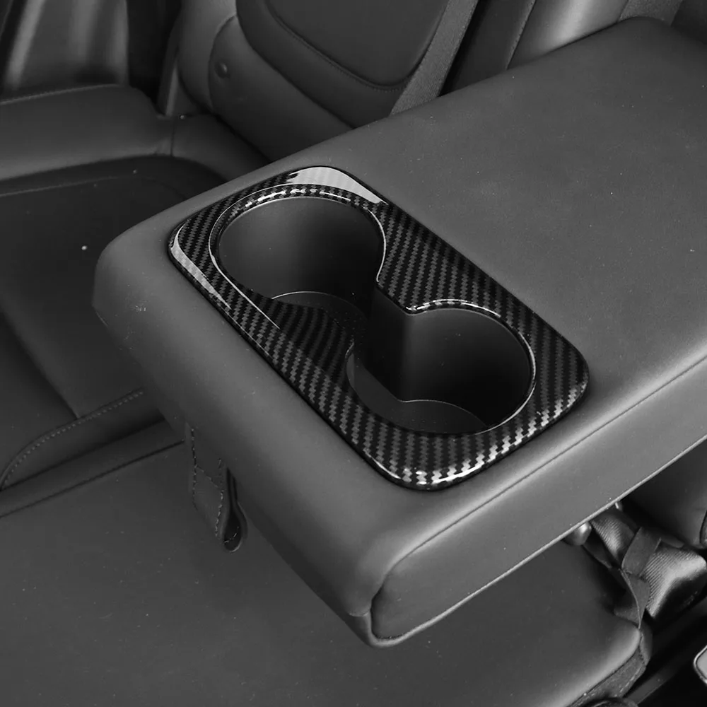 For Hyundai Tucson NX4 2022 2023 2024 2025 2026 ABS Seat Rear Cup Holder Protector Trim Frame Premium Interior Auto Accessories view 2