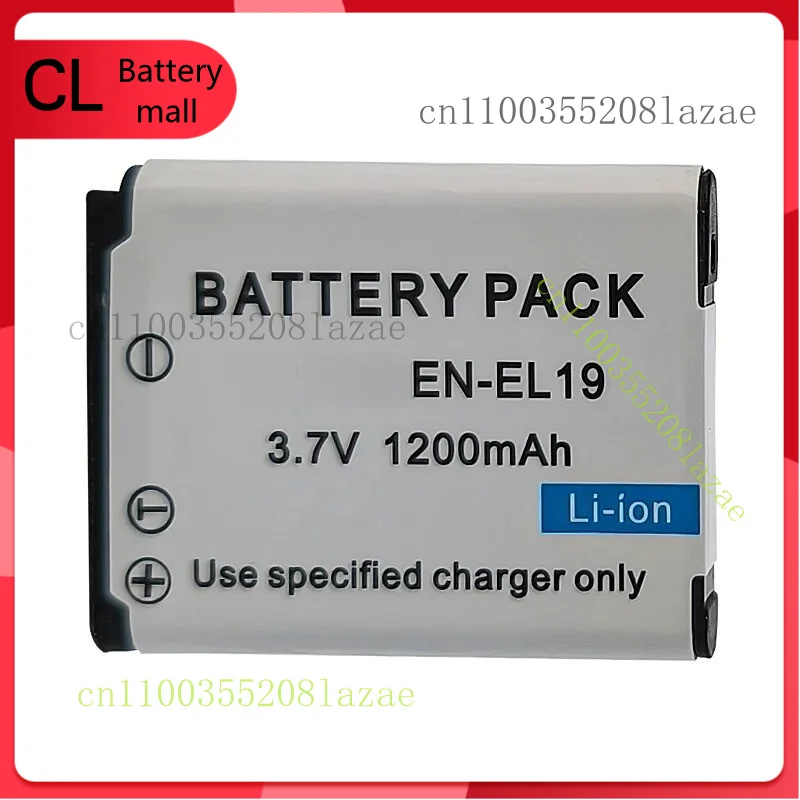 2x batería Kastar para Nikon EN-EL19 Coolpix S3300 S3400 S3500 S3600 S3700 S4100