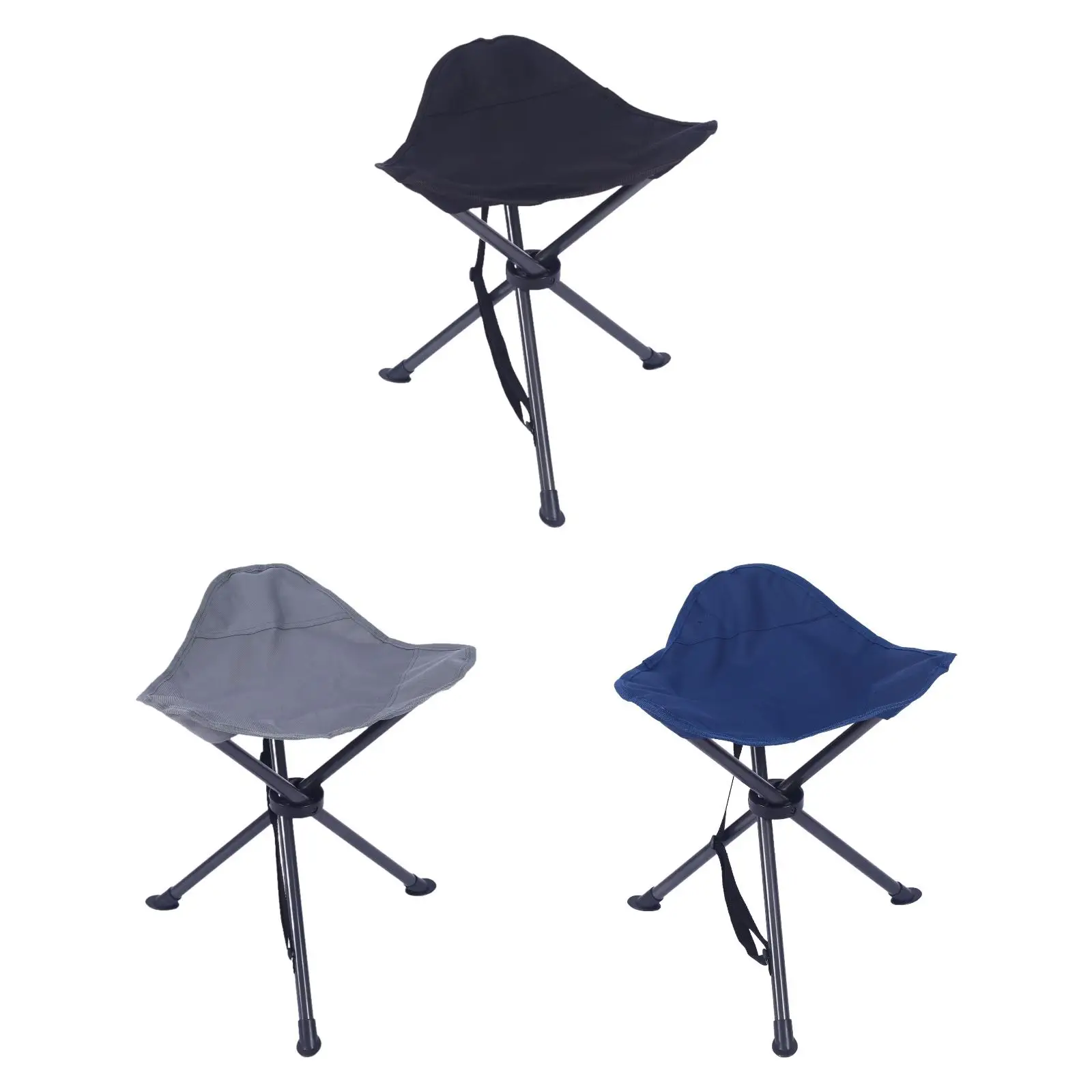 Folding Tripod Stool Lightweight Camping Stool for Concerts Painting Fishing