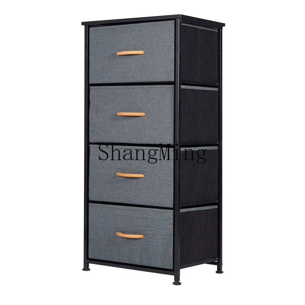 DSA Bedroom Bedside Living Room Non-woven Multifunctional Drawer Cabinet Wall Storage Cabinet
