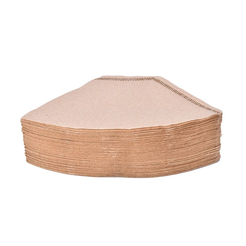 Wooden Original Hand Drip Paper Coffee Filter Espresso Coffee Filters 100Pcs/Bag